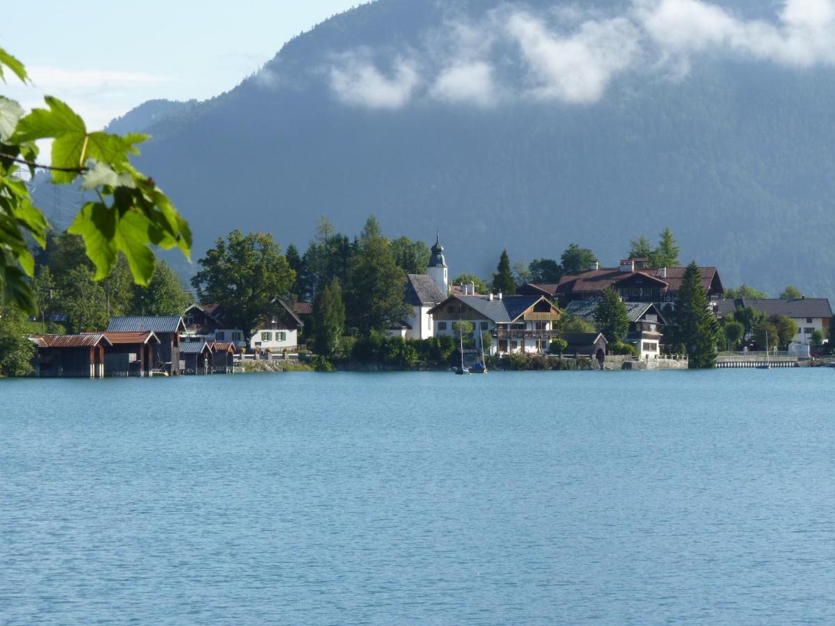 Walchensee-Idyll Buitenkant foto