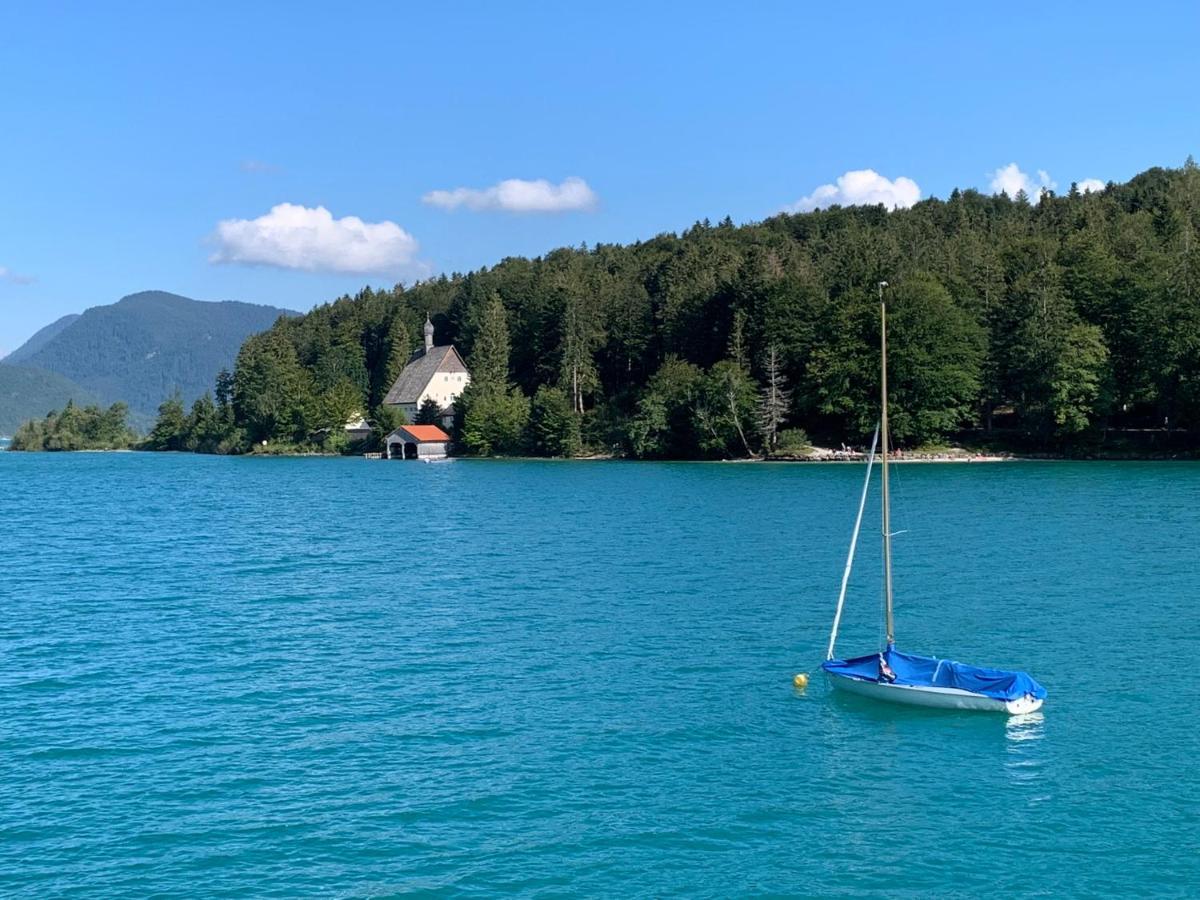 Walchensee-Idyll Buitenkant foto
